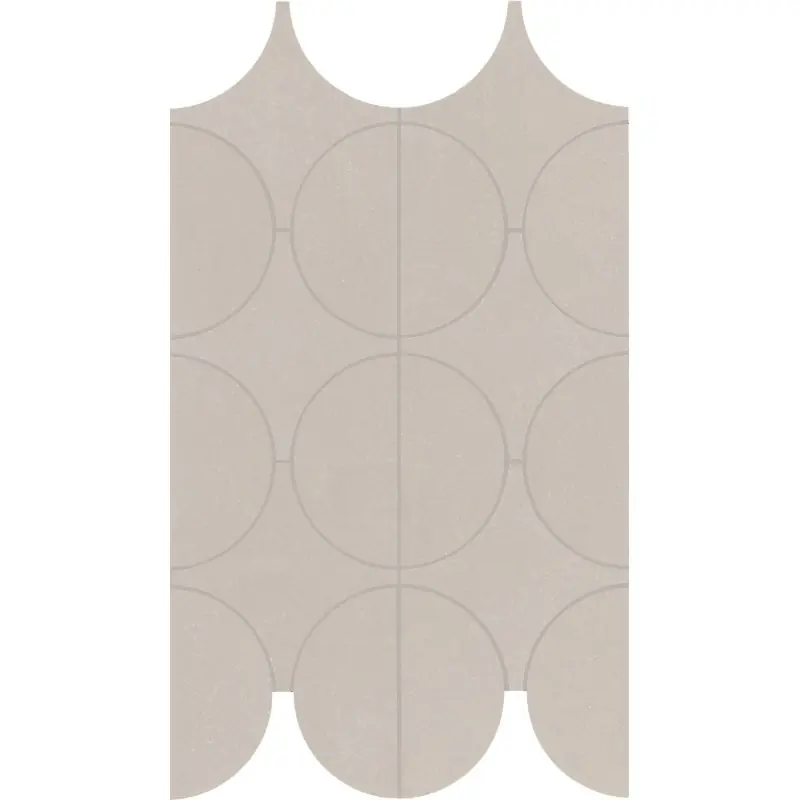 CEMENTUM SAND MOSAICO CERCHI 23.8X41.4 Lage Kosten