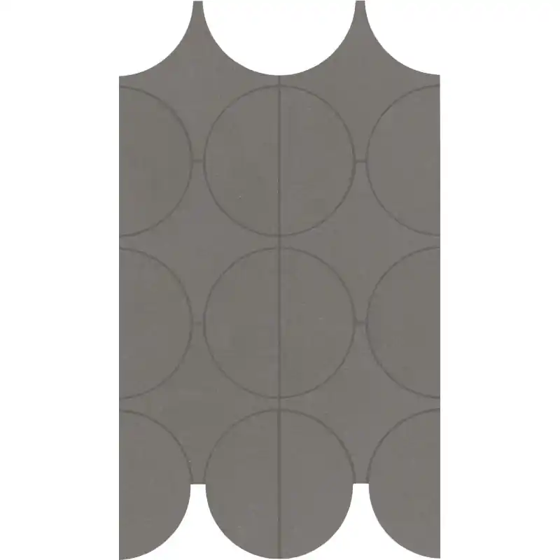 CEMENTUM LEAD MOSAICO CERCHI 23.8X41.4 Nieuw