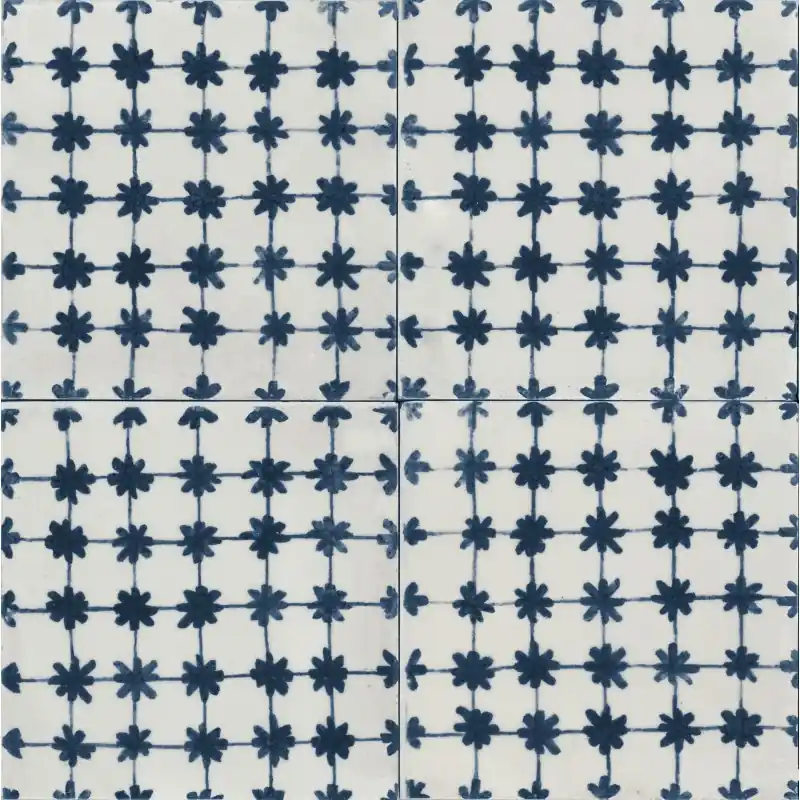 CROGIOLO_MEMORIA TAPPETO 1 BLU LUX 15X15 Speciale Aanbieding